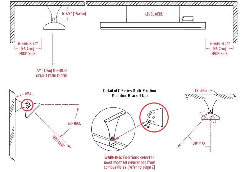 INFRATECH CD-Series Quartz Tube Electric Infrared Radiant Heater-5