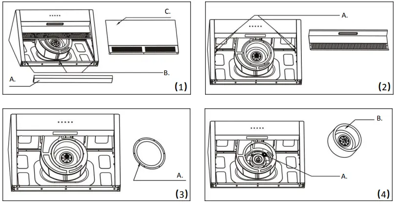 Rubine RCH-ASPIRA-90SS Cooker Hood-FIG5