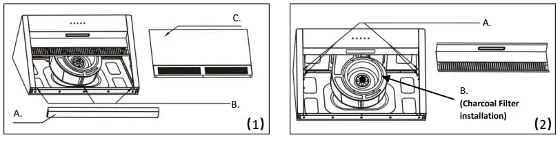 Rubine RCH-ASPIRA-90SS Cooker Hood-FIG6