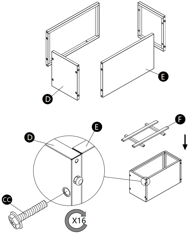 Nohea PS8070ARBORS Metal Garden Arbor B01
