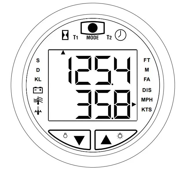 Faria Boat Multi-Function Pilot Gauge