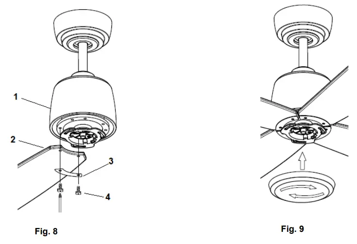 Lucci air 210989 Airfusion Fraser DC Ceiling Fan - PARTS LIST 6