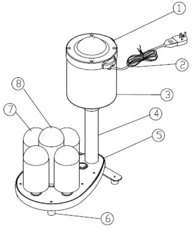 NOBLE 274LCNBGW Heavy-Duty Electric Bar Glass Washer-1