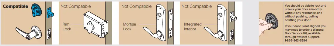Kwikset ‎99140-111 Convert Smart Lock Conversion Kit 3