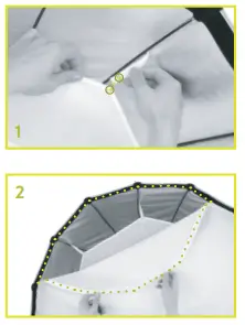 anlger Quick-Open Folding Beauty Dishes-FIG4