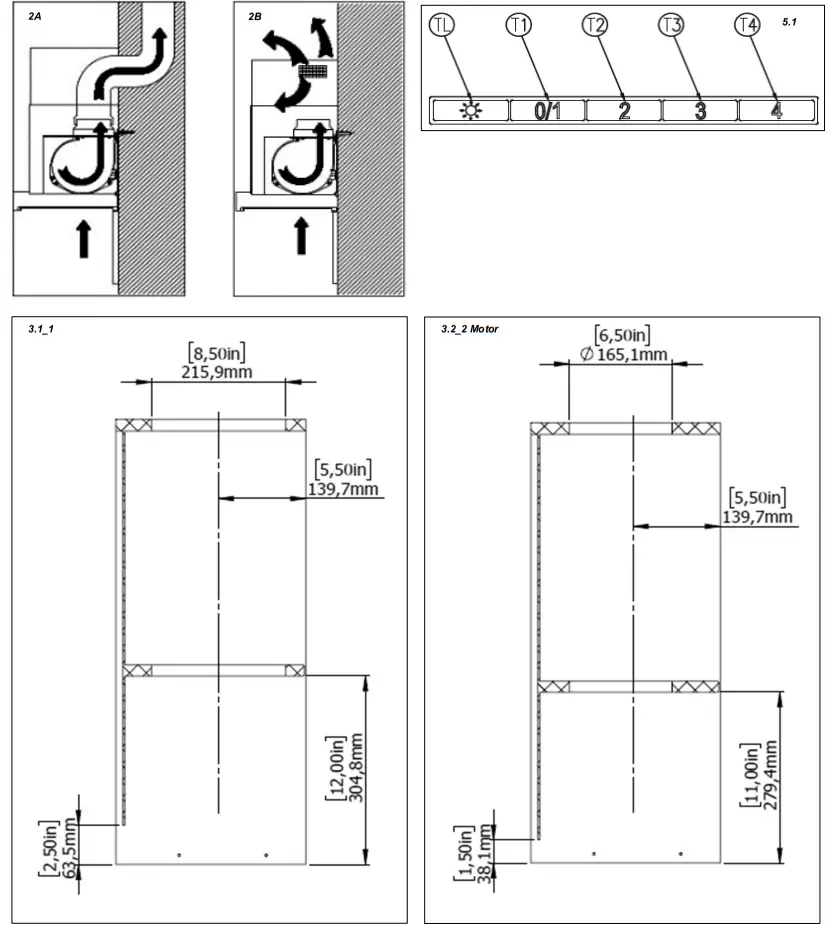 FORTE KEIRA 120V- 60HZ Cooker Hoods fig 3