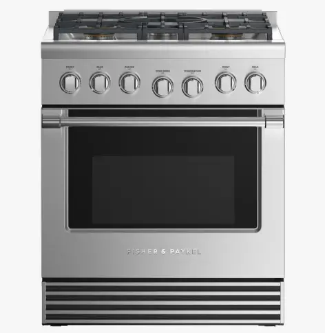 FISHER PAYKEL RDV2-305-N_N Dual Fuel Range 30 Inch 5 Burners 01