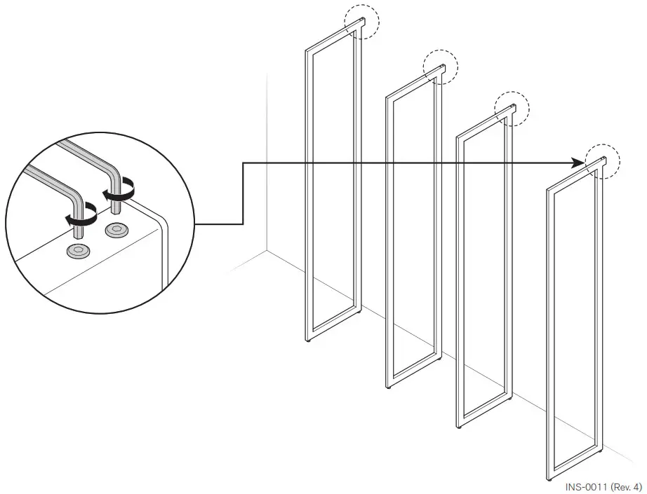 Martha Stewart INS 0030 14 Inch Depth Perry St White Woodgrain Gold Metal - FIG17