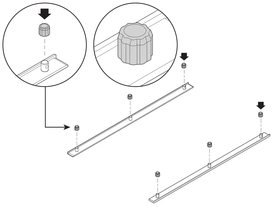 Martha Stewart INS 0030 14 Inch Depth Perry St White Woodgrain Gold Metal - FIG20