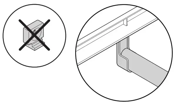 Martha Stewart INS 0030 14 Inch Depth Perry St White Woodgrain Gold Metal - FIG22