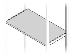 Martha Stewart INS 0030 14 Inch Depth Perry St White Woodgrain Gold Metal - FIG26