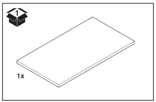 Martha Stewart INS 0030 14 Inch Depth Perry St White Woodgrain Gold Metal - FIG27