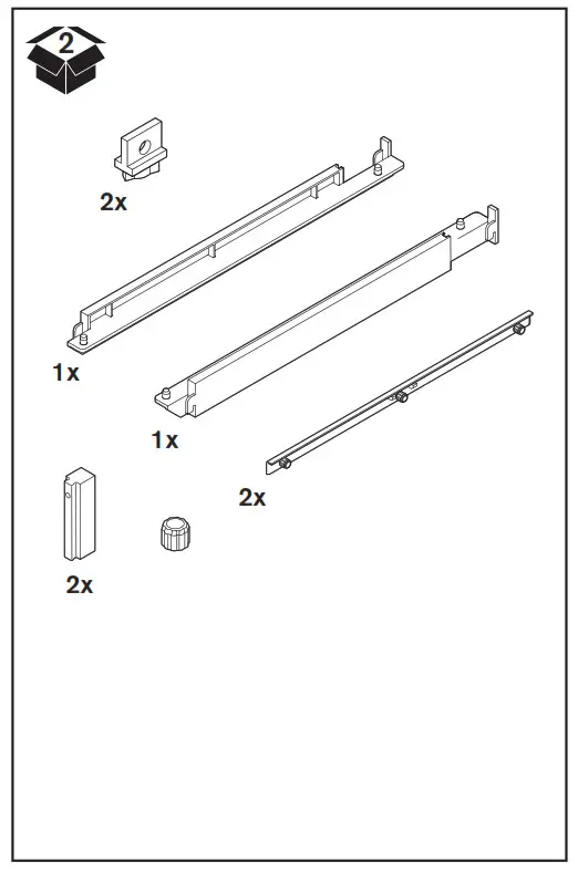 Martha Stewart INS 0030 14 Inch Depth Perry St White Woodgrain Gold Metal - FIG28
