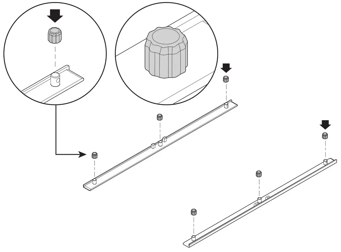 Martha Stewart INS 0030 14 Inch Depth Perry St White Woodgrain Gold Metal - FIG29