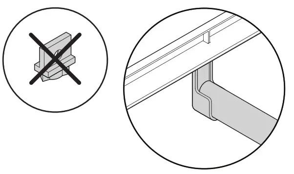 Martha Stewart INS 0030 14 Inch Depth Perry St White Woodgrain Gold Metal - FIG31