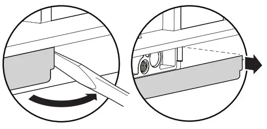 Martha Stewart INS 0030 14 Inch Depth Perry St White Woodgrain Gold Metal - FIG33