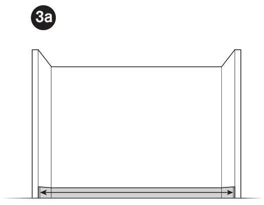 Martha Stewart INS 0030 14 Inch Depth Perry St White Woodgrain Gold Metal - FIG4