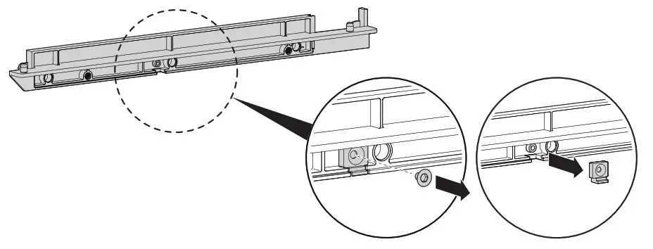 Martha Stewart INS 0030 14 Inch Depth Perry St White Woodgrain Gold Metal - FIG41
