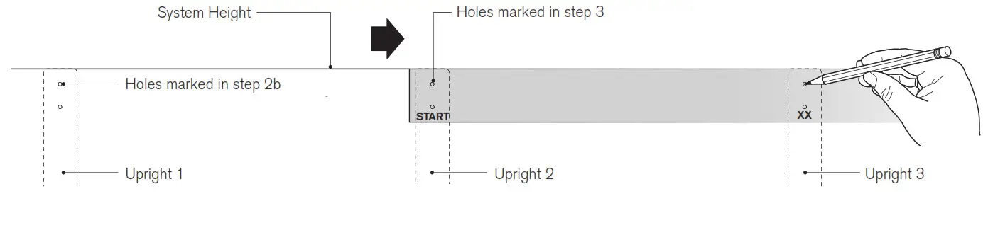 Martha Stewart INS 0030 14 Inch Depth Perry St White Woodgrain Gold Metal - FIG9