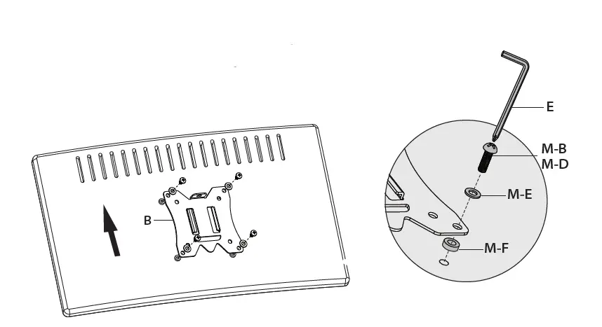 MOUNTUP-MU2001-Polished-Aluminium-Single-Monitor-Wall-Mount-fig- (11)