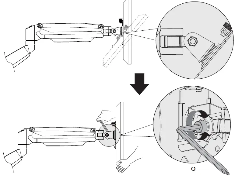 MOUNTUP-MU2001-Polished-Aluminium-Single-Monitor-Wall-Mount-fig- (13)