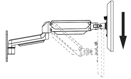 MOUNTUP-MU2001-Polished-Aluminium-Single-Monitor-Wall-Mount-fig- (15)