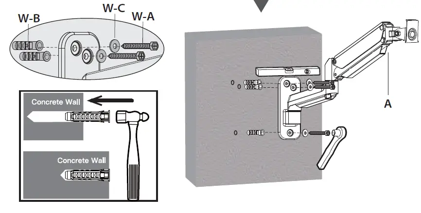 MOUNTUP-MU2001-Polished-Aluminium-Single-Monitor-Wall-Mount-fig- (8)