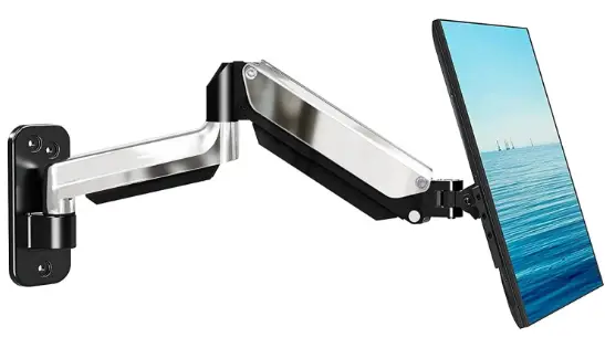 MOUNTUP-MU2001-Polished-Aluminium-Single-Monitor-Wall-Mount-product