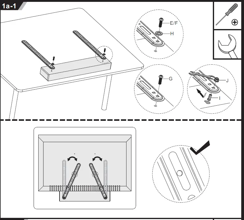 SBOX SB-41 Soundbar Speaker Mount 02