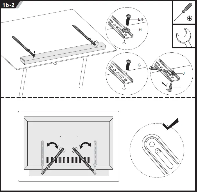 SBOX SB-41 Soundbar Speaker Mount 06