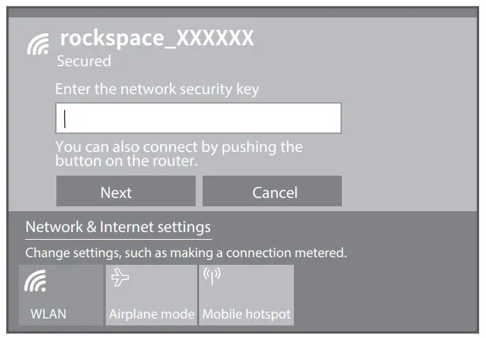 Connect to the Wi-Fi Network