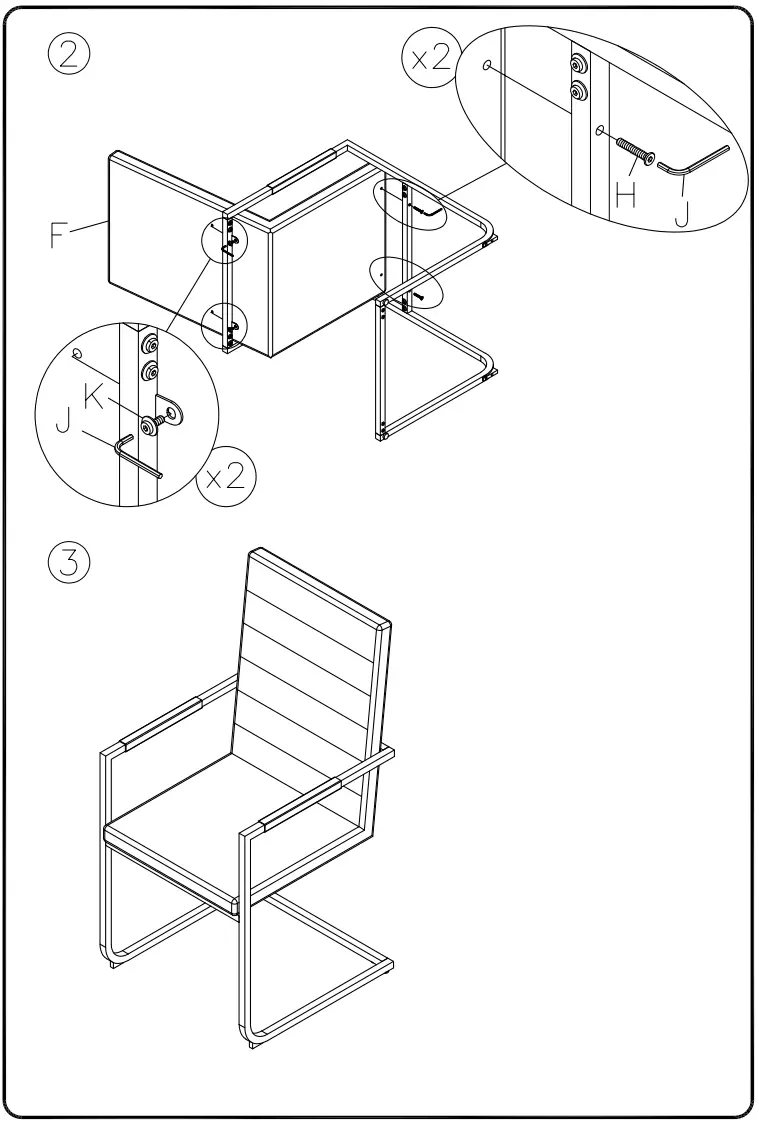 ASHLEY D449-02A Furniture Strumford Dining Arm Chair - fig 3