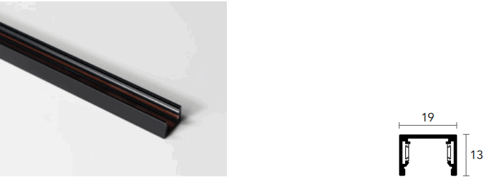 LIGHTINOVA CLIXX MICRO Magnetic Track System 1 Meter - TRACKS 1