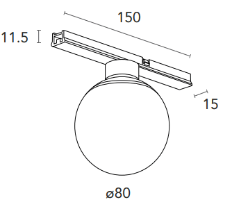 LIGHTINOVA CLIXX MICRO Magnetic Track System 1 Meter - fig 16