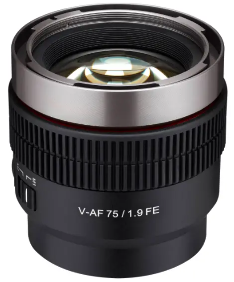 SAMYANG V AF 75mm T1 9 FE For Sony FE - fig
