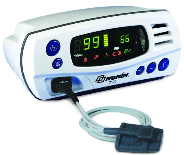 NONIN 7500 Fibre Optic Tabletop Pulse Oximeter - Cover