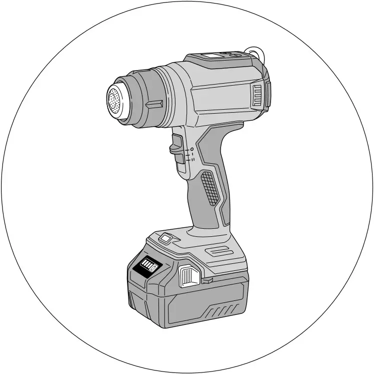 HiKOKI RH18DA Heat Gun Kit