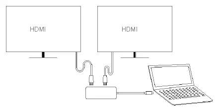 GIISSMO GII-3901 USB C Docking Station Dual Monitor 6