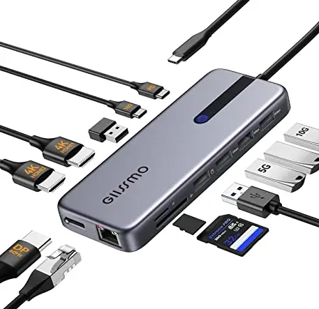 GIISSMO GII-3901 USB C Docking Station Dual Monitor