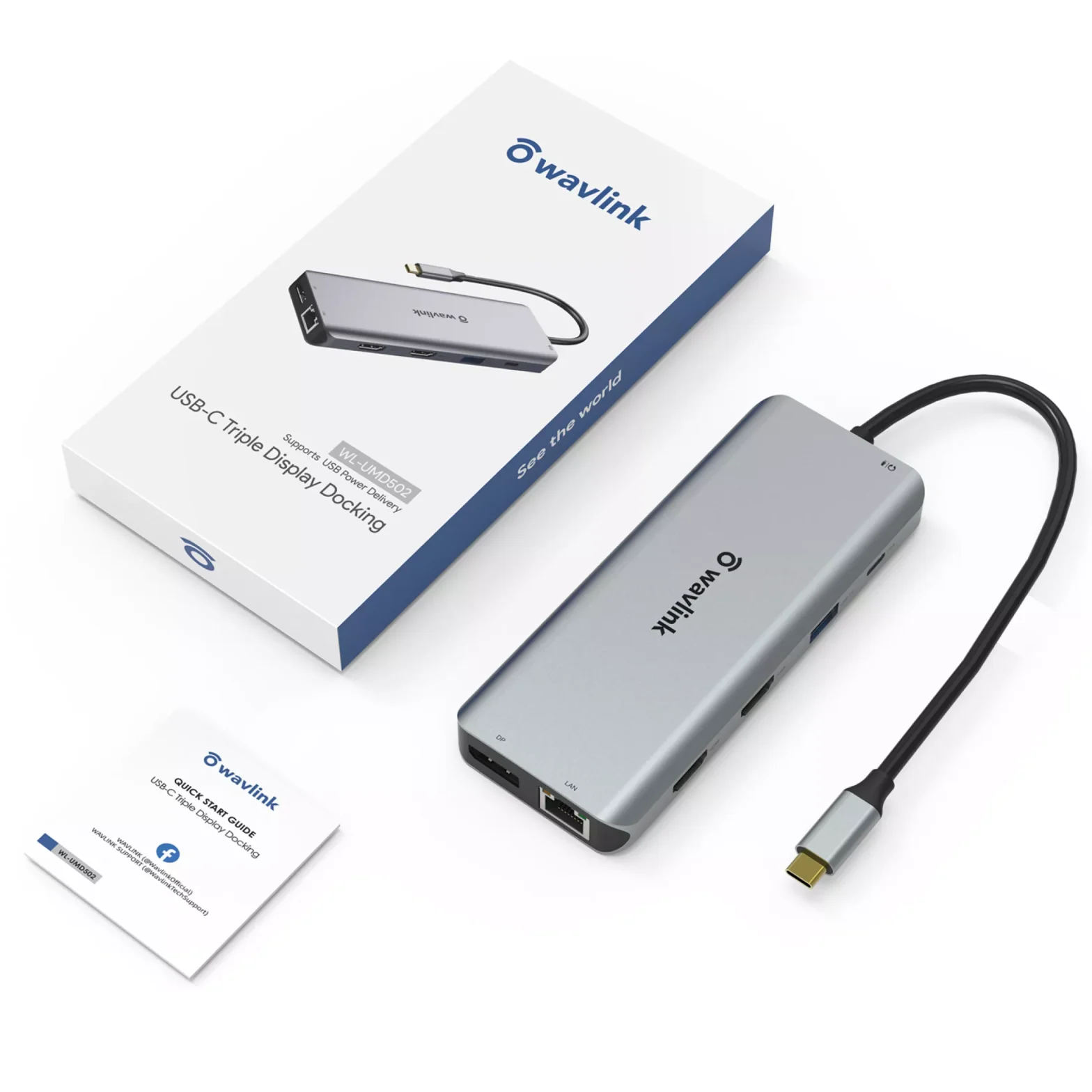 Wavlink Usb-c Triple Display Docking User Guide Wavlink Usb-c Triple Display Docking User Guide