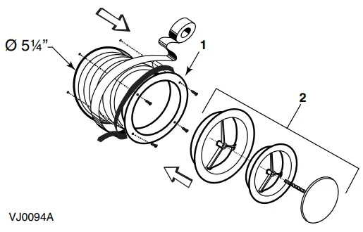 VENMAR VB0313 Fresh Air Systems - diameter hole