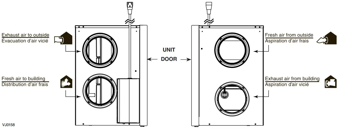 VENMAR VB0313 Fresh Air Systems - ports identification