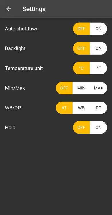 PCE-Instruments-PCE-555BT-Humidity-Meter-App-38