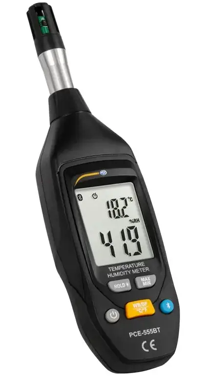 PCE-Instruments-PCE-555BT-Humidity-Meter-App-product-image