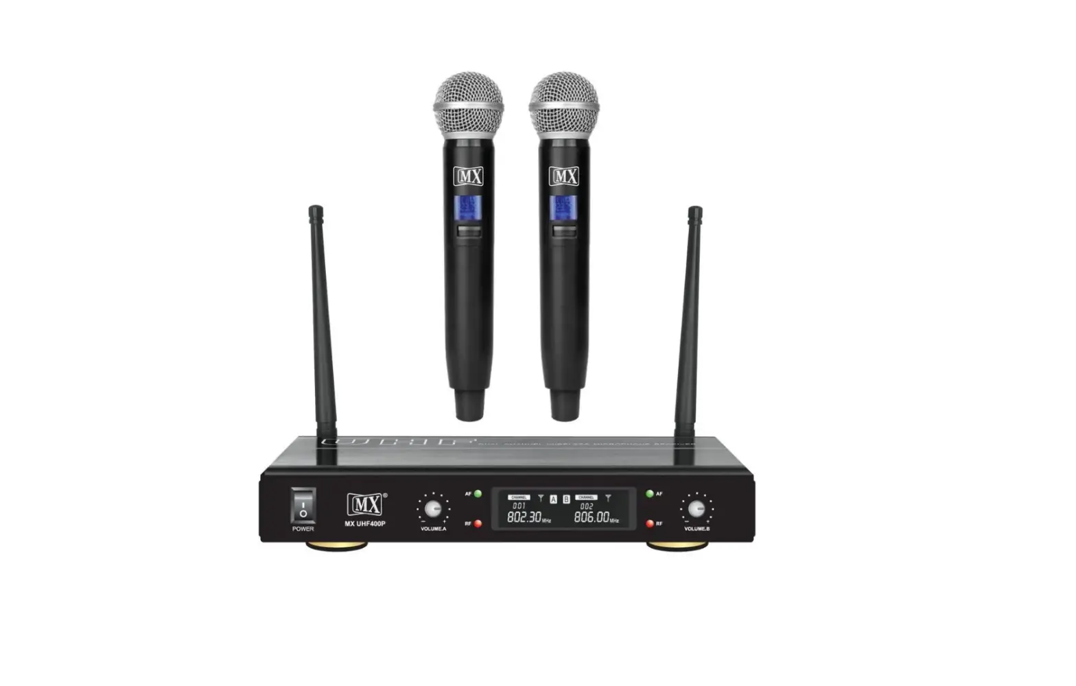Audio2000 S S6026u Usb Powered Uhf Dual Channel Wireless Microphone System Owner's Manual