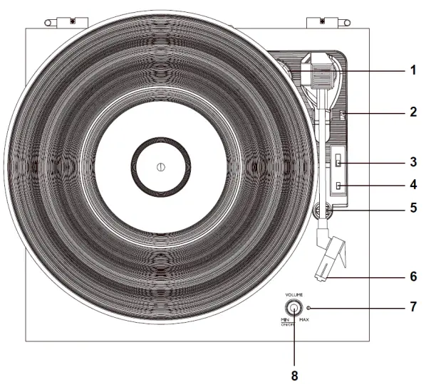 FENTON RP112 Series Record Player BT - overview
