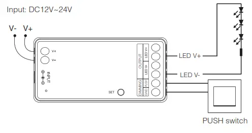 Mi-Light FUT035W MiBoxer LED Controller -Single Color LED Controlle