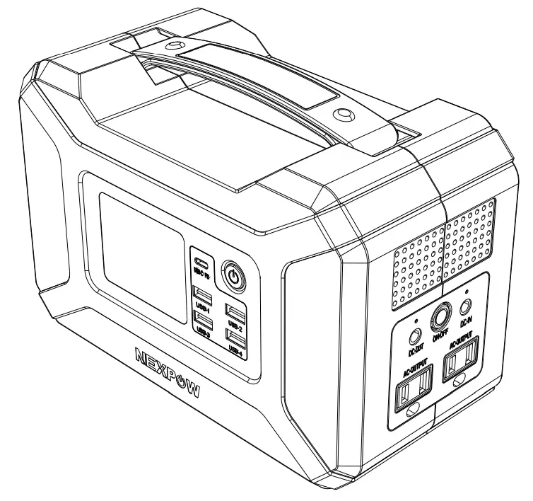 NEXPOW YP-300W Portable Power Station - fig