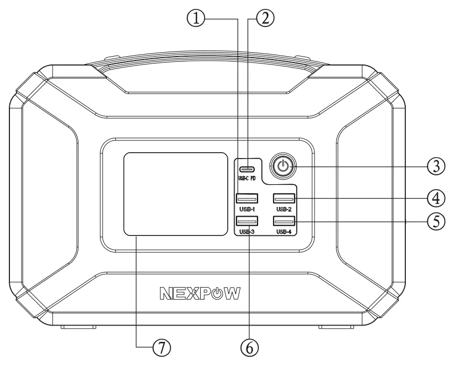 NEXPOW YP-300W Portable Power Station - overview