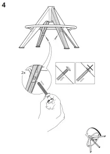 IKEA TROLLBERGET Active Sit Stand Support Grann Beige - fig11